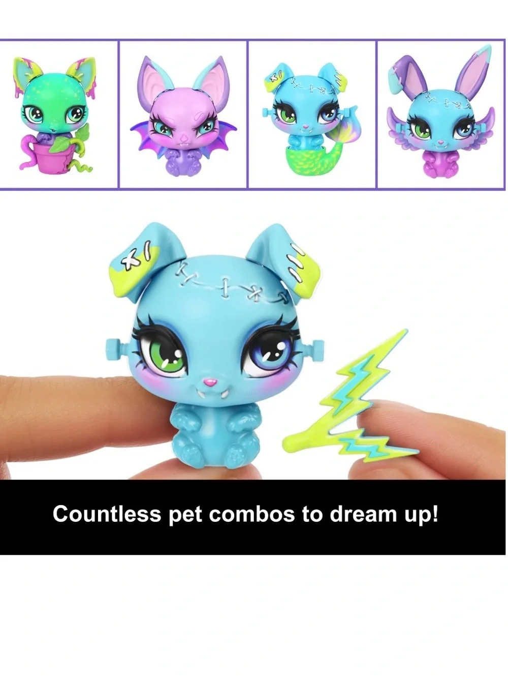 Monster High Frankie Stein Make A Monster Pet Doll Playset 30+ Accessories *NEW*